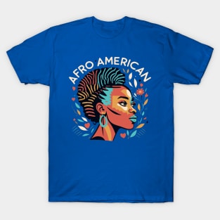 Afro American Woman T-Shirt